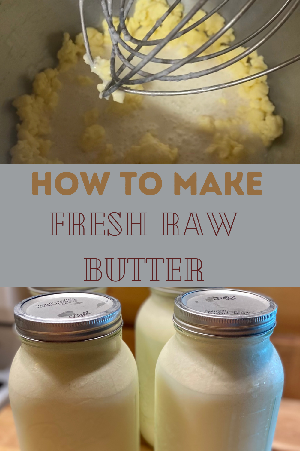 How To Make Fresh Raw Butter.... With a Hidden Secret! The Ranchers